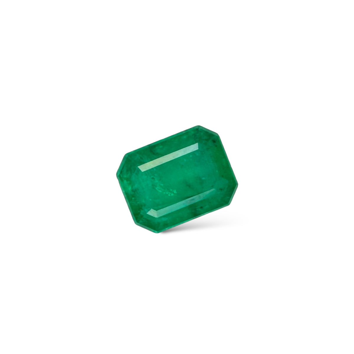 Natural Zambian Emerald Stone  2.2 carat Emerald Cut 9.5x7.5mm