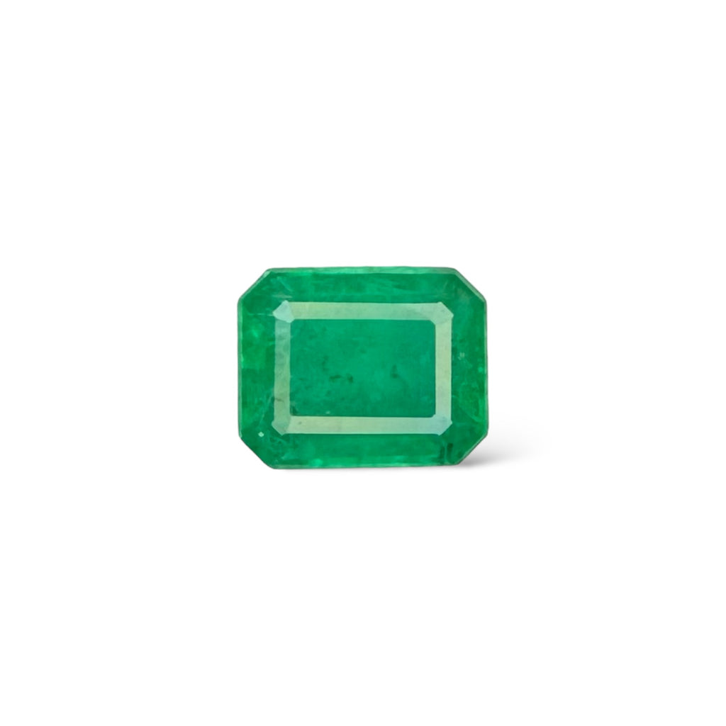 Natural Zambian Emerald Stone  2.01 carat   Emerald Cut 9X7.5 mm