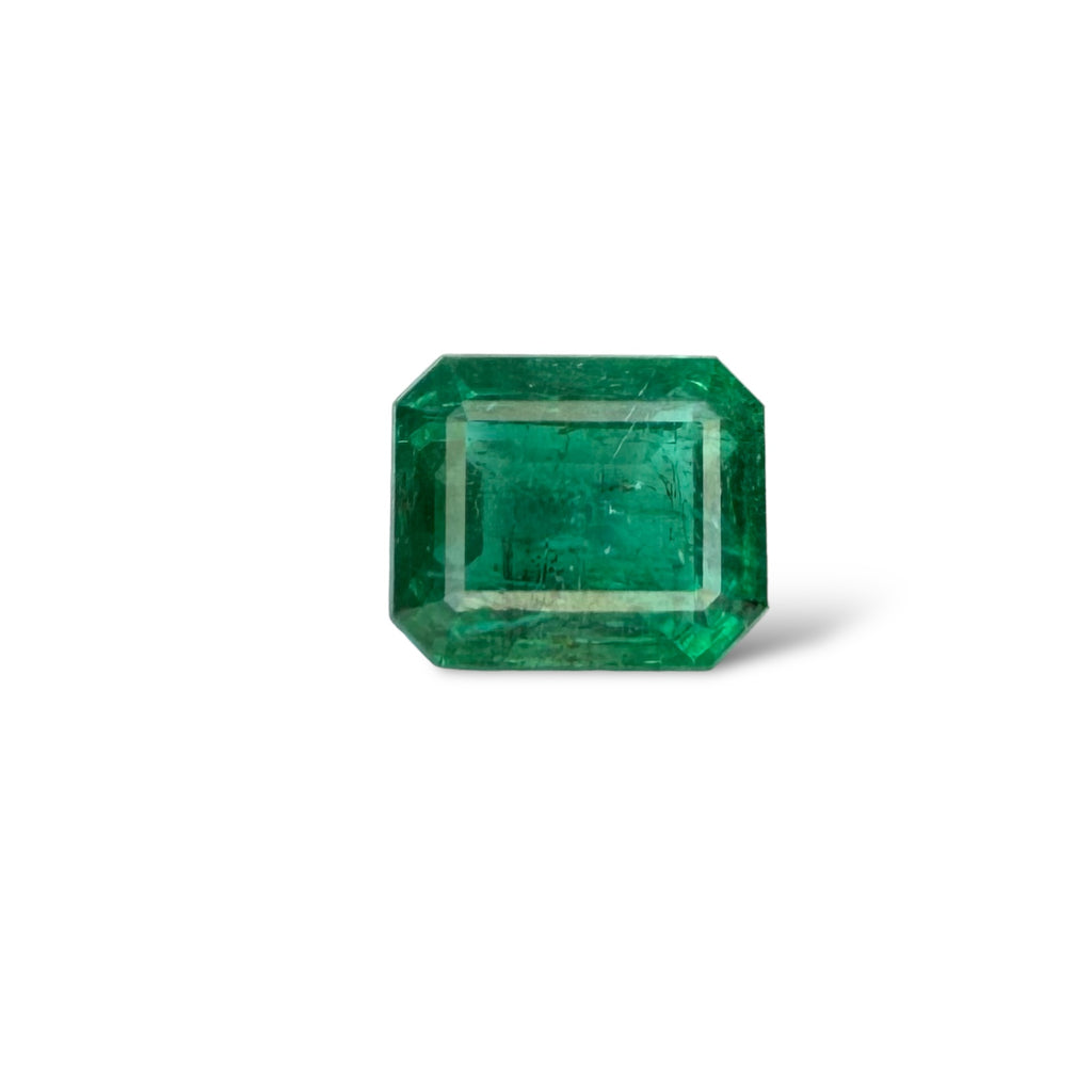 Natural Zambian Emerald Stone  2.32 carat   Emerald Cut 8.5x7mm