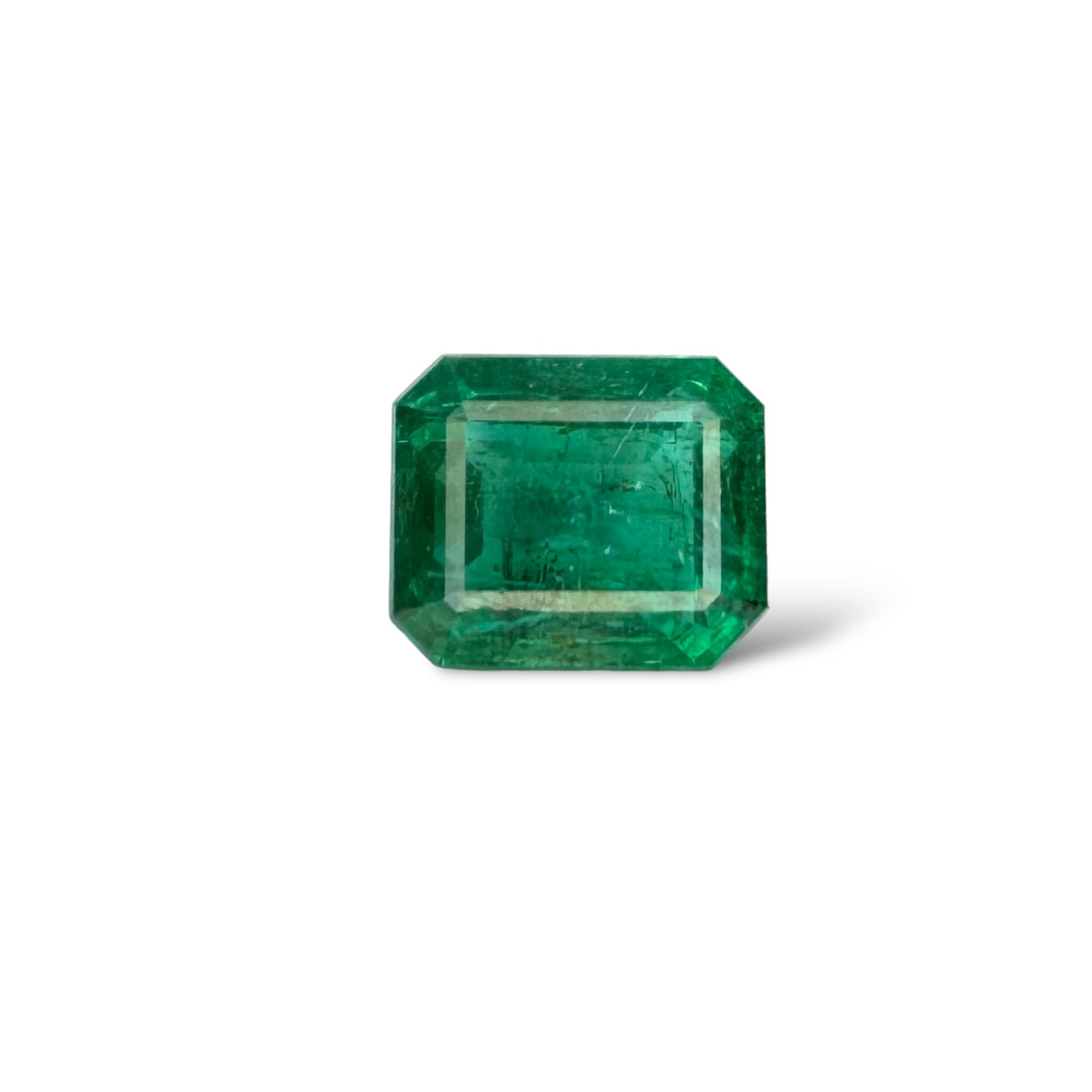 Natural Zambian Emerald Stone  2.32 carat   Emerald Cut 8.5x7mm