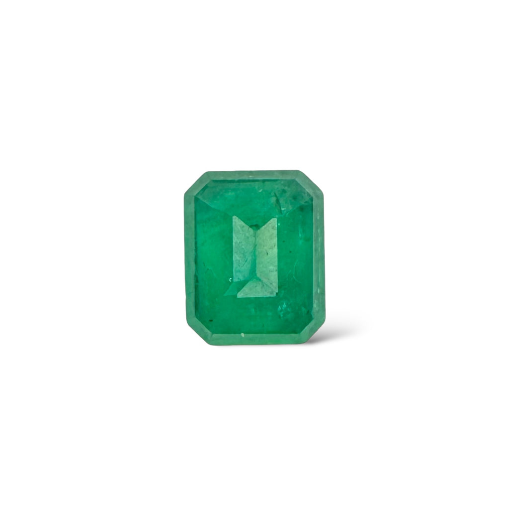 Natural Zambian Emerald Stone  2.01 carat   Emerald Cut 9X7.5 mm