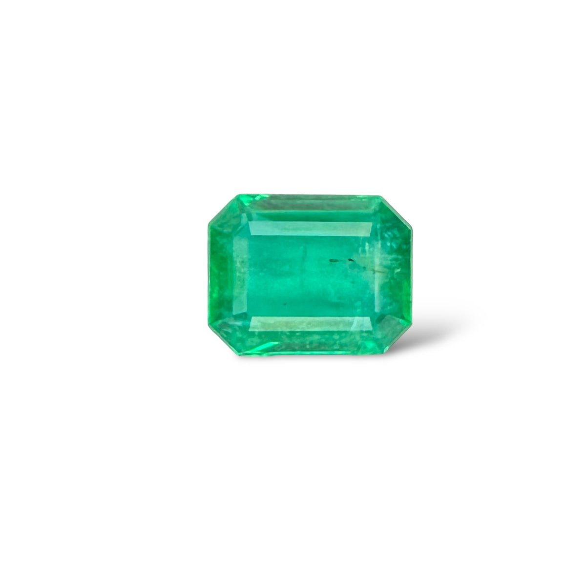 Natural Zambian Emerald Stone 2.48 Carat Emerald Cut 10x7.8mm