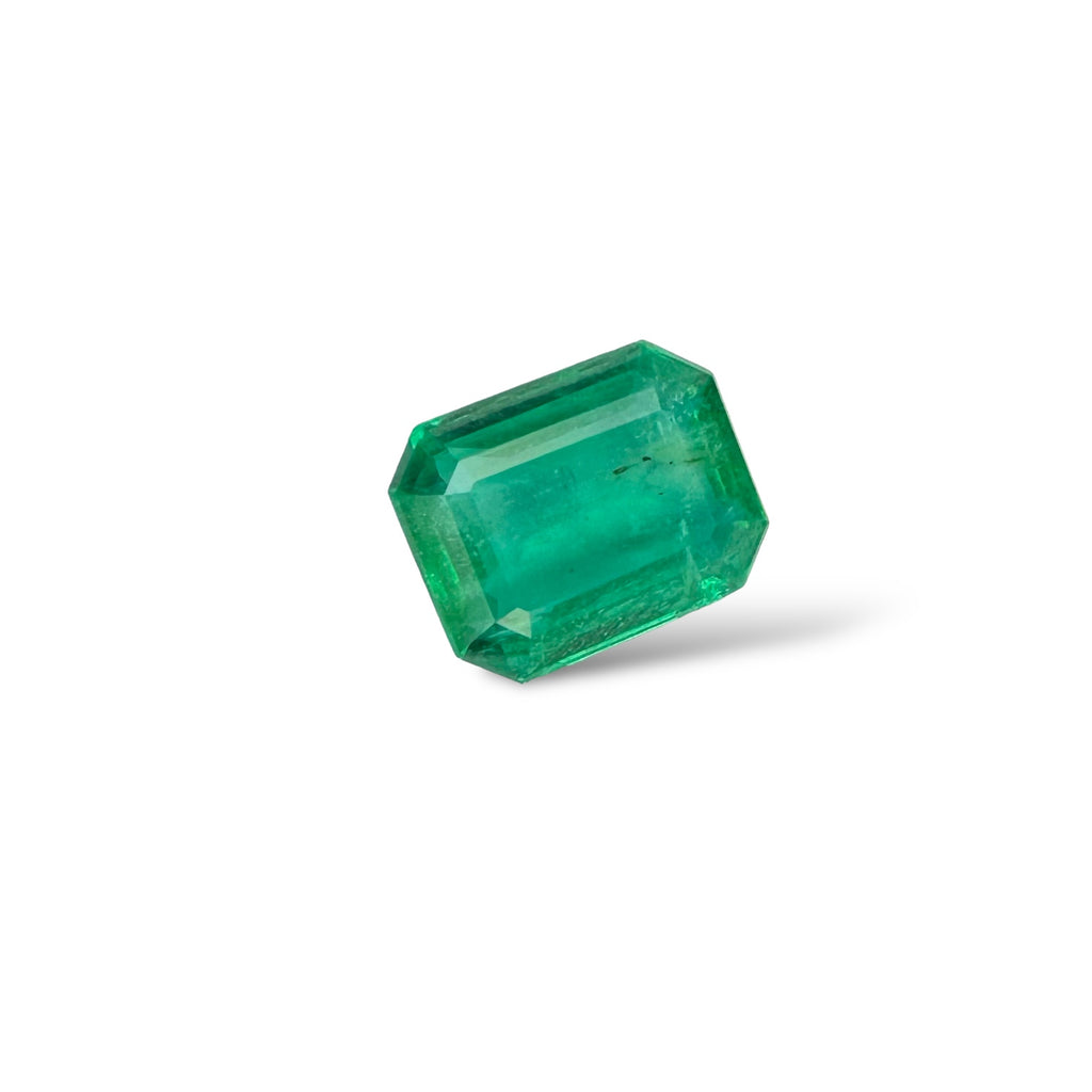 Natural Zambian Emerald Stone 2.48 Carat Emerald Cut 10x7.8mm