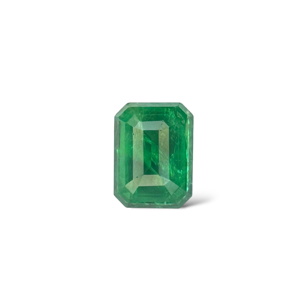 Natural Zambian Emerald Stone 2.4 Carats  Emerald Cut  9.8x7.4mm