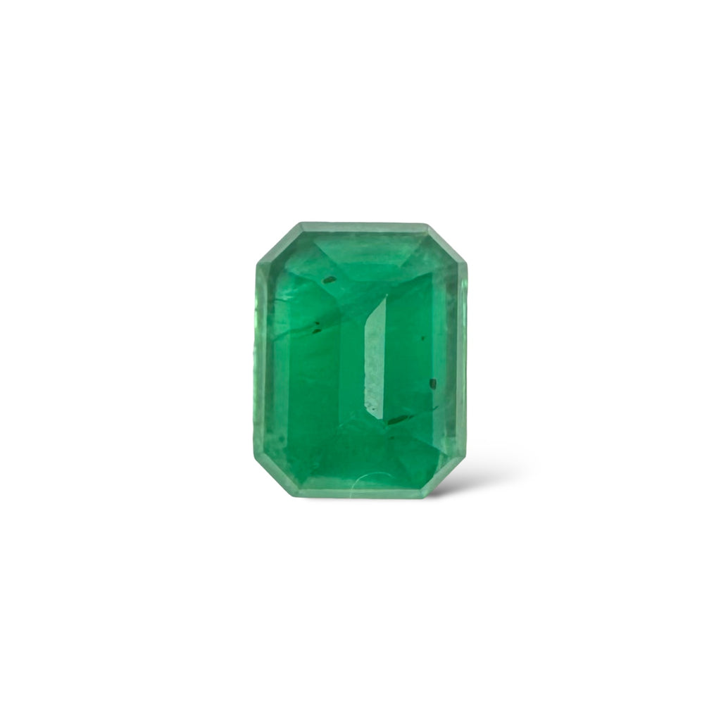 Natural Zambian Emerald Stone 2.55 carat  Emerald Cut  9.7x7.2 mm