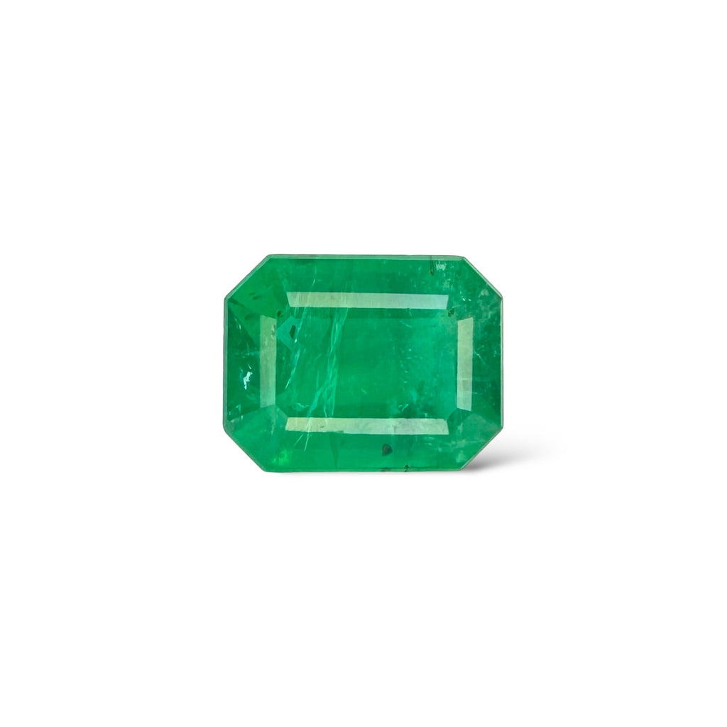 Natural Zambian Emerald Stone 2.55 carat  Emerald Cut  9.7x7.2 mm