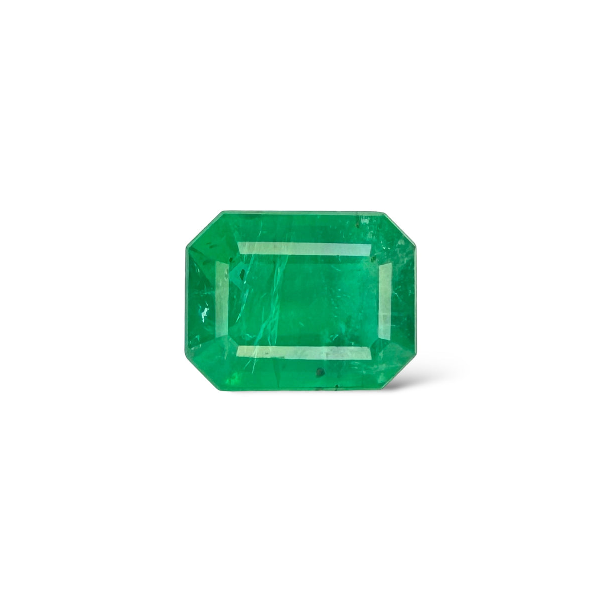 Natural Zambian Emerald Stone 2.55 carat  Emerald Cut  9.7x7.2 mm
