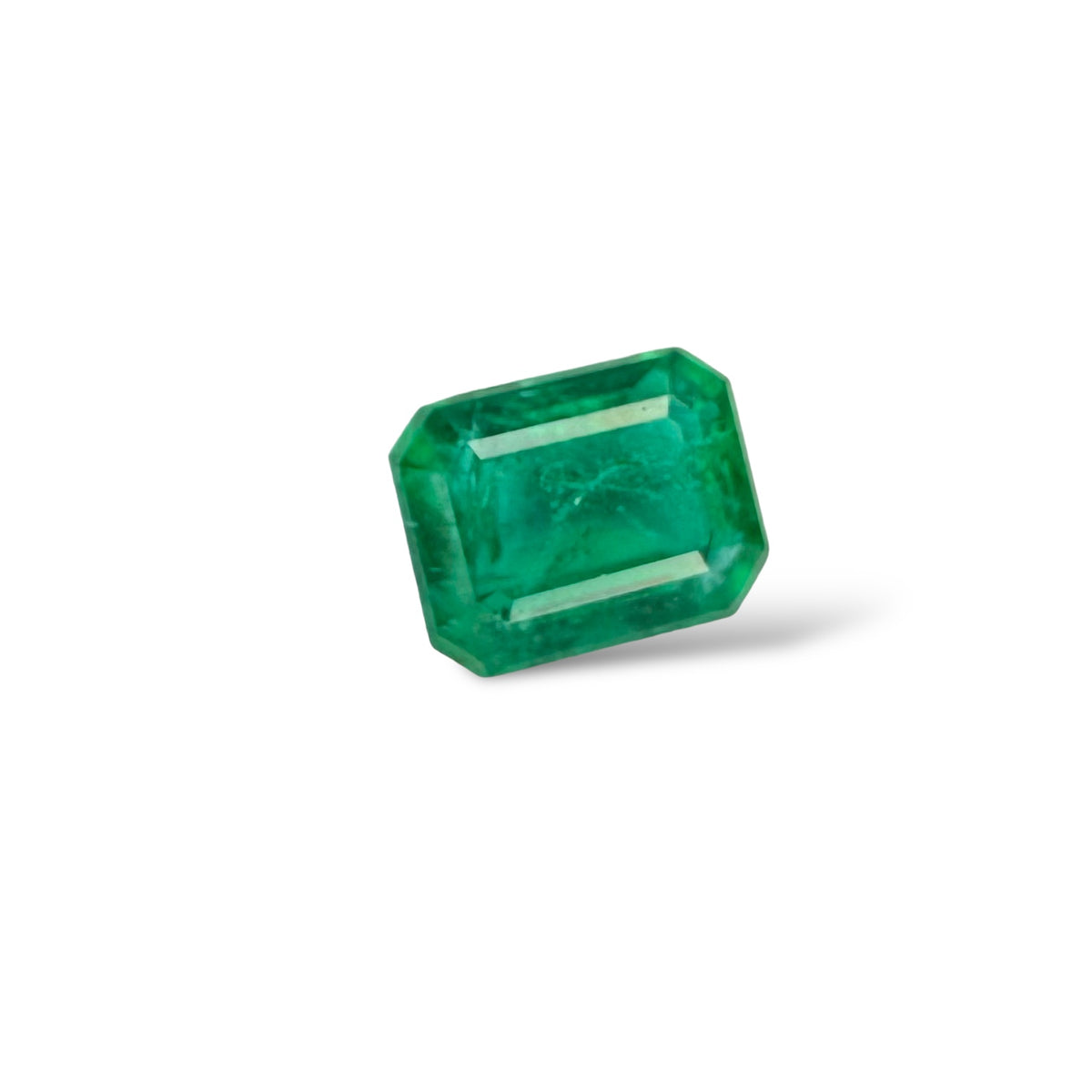 Natural Zambian Emerald Stone  2.55 carat   Emerald Cut  9x7mm