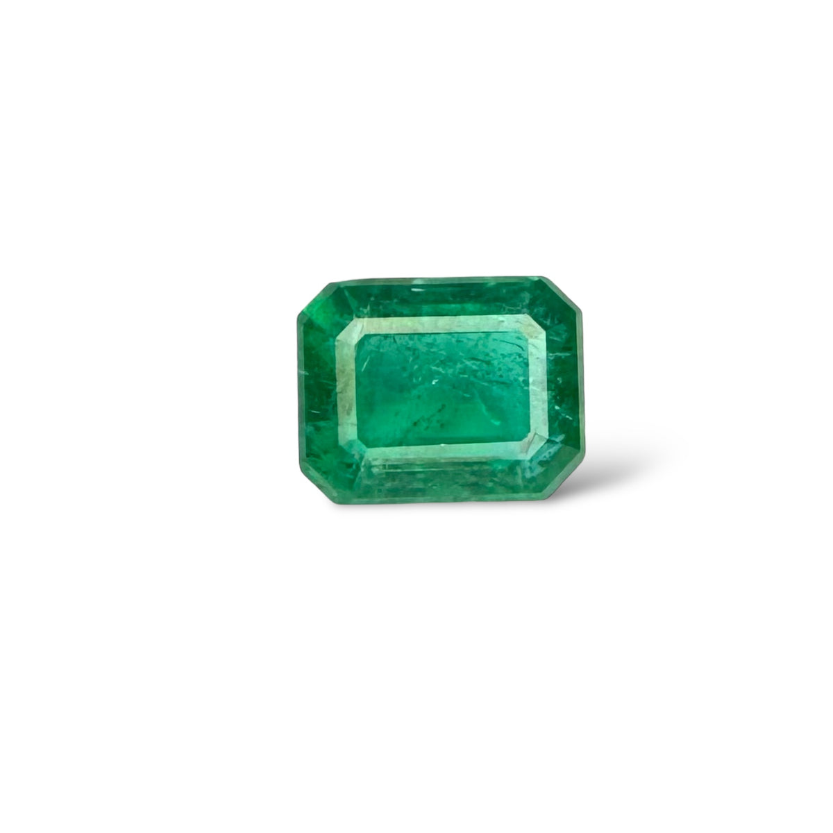 Natural Zambian Emerald Stone  2.55 carat   Emerald Cut  9x7mm