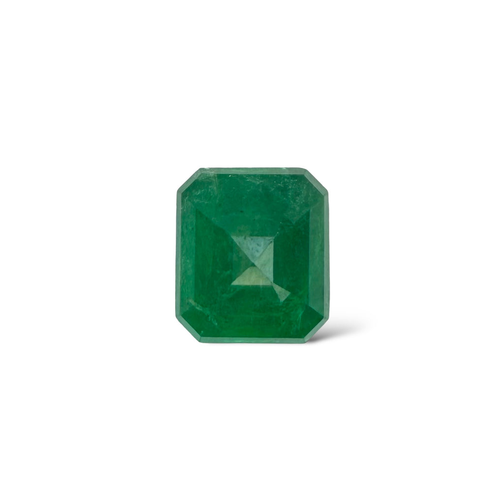 Natural Zambian Emerald Stone  2.58 carat   Emerald Cut  9.7x7.8mm