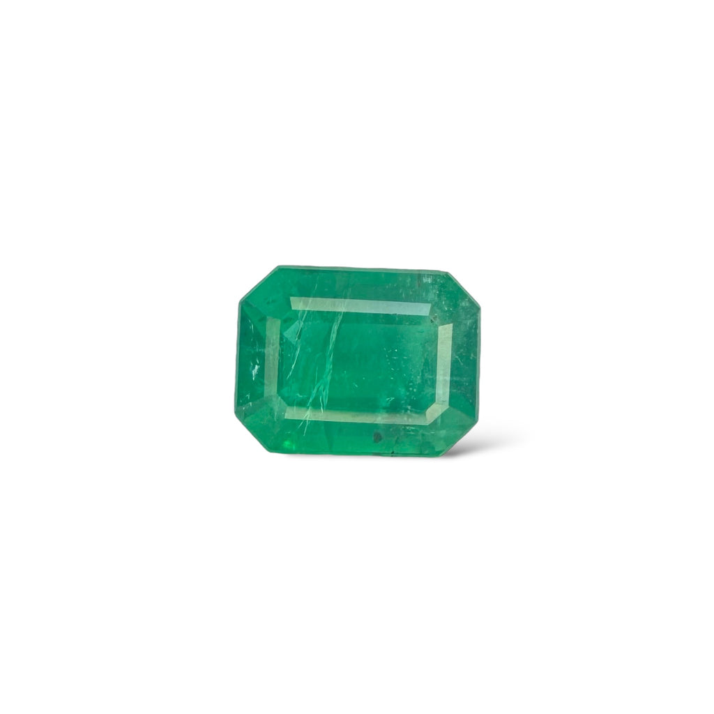 Natural Zambian Emerald Stone  2.59 Carat  Emerald Cut 9.4x7.3mm