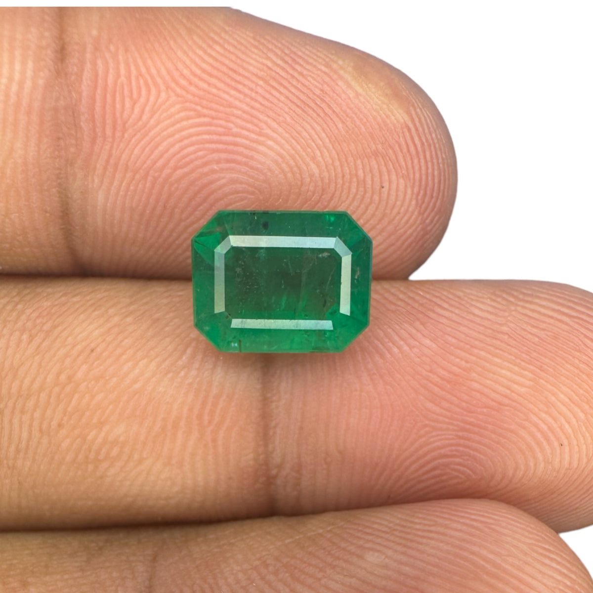 Natural Zambian Emerald Stone  2.59 Carat  Emerald Cut 9.4x7.3mm