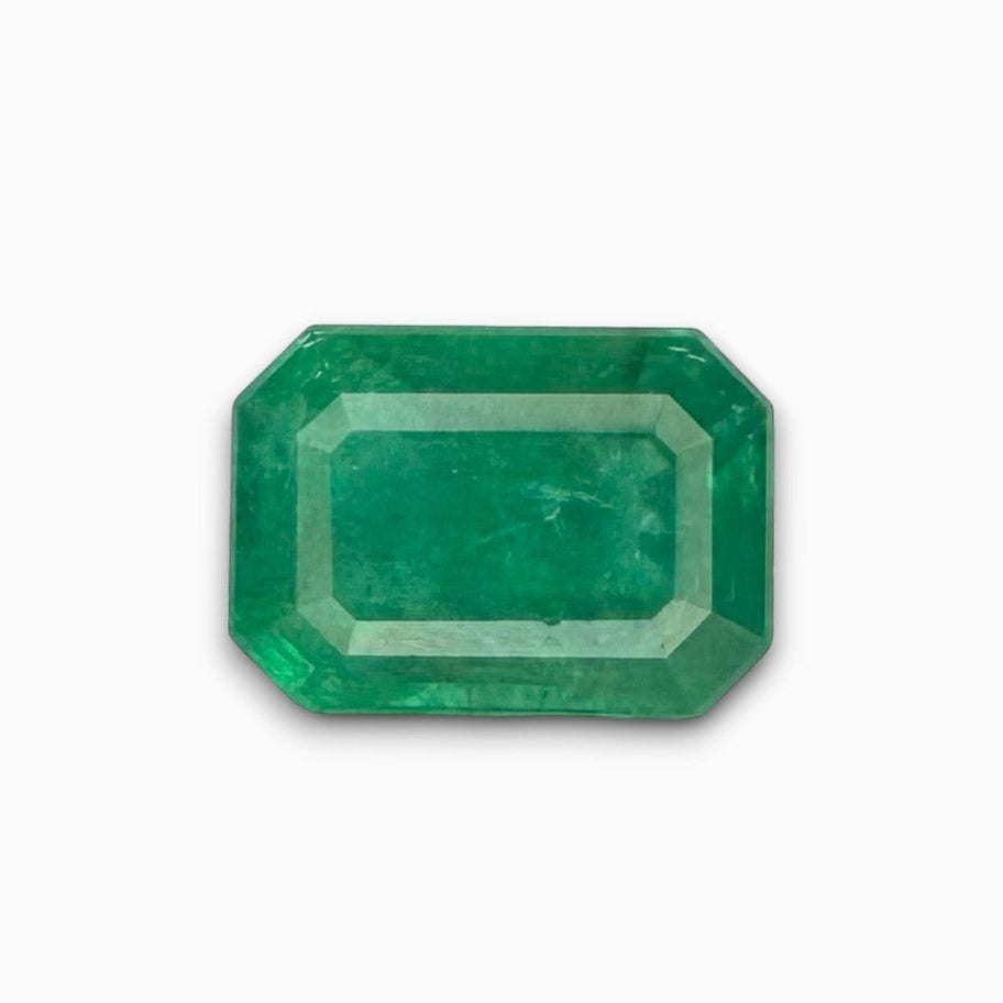 Natural Zambian Emerald Stone  2.61 carat   Emerald Cut 9.8x7 mm