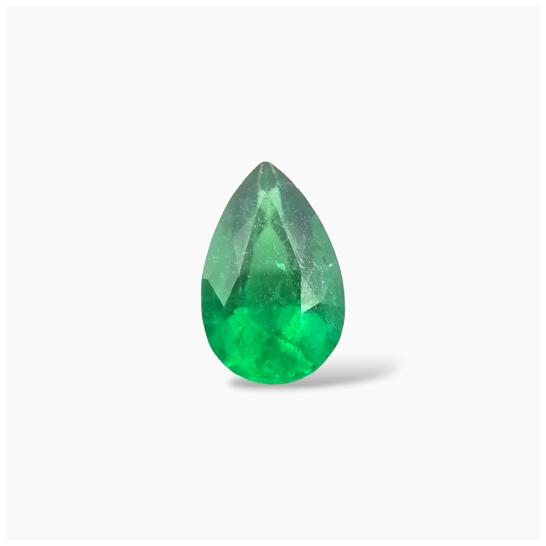 buy Natural Zambian Emerald Stone 2.62 Carats Pear Cut (11.5x7 mm)