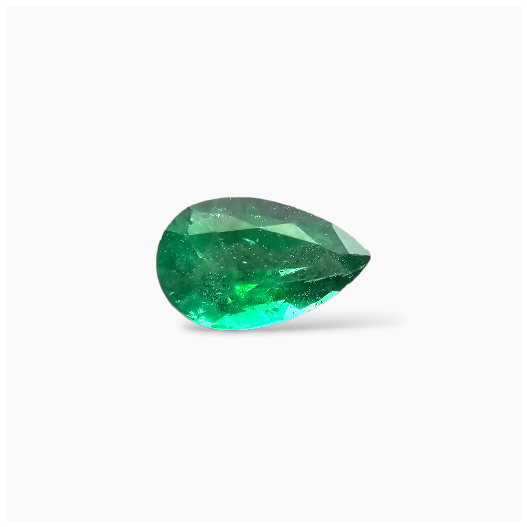 shop Natural Zambian Emerald Stone 2.62 Carats Pear Cut (11.5x7 mm)