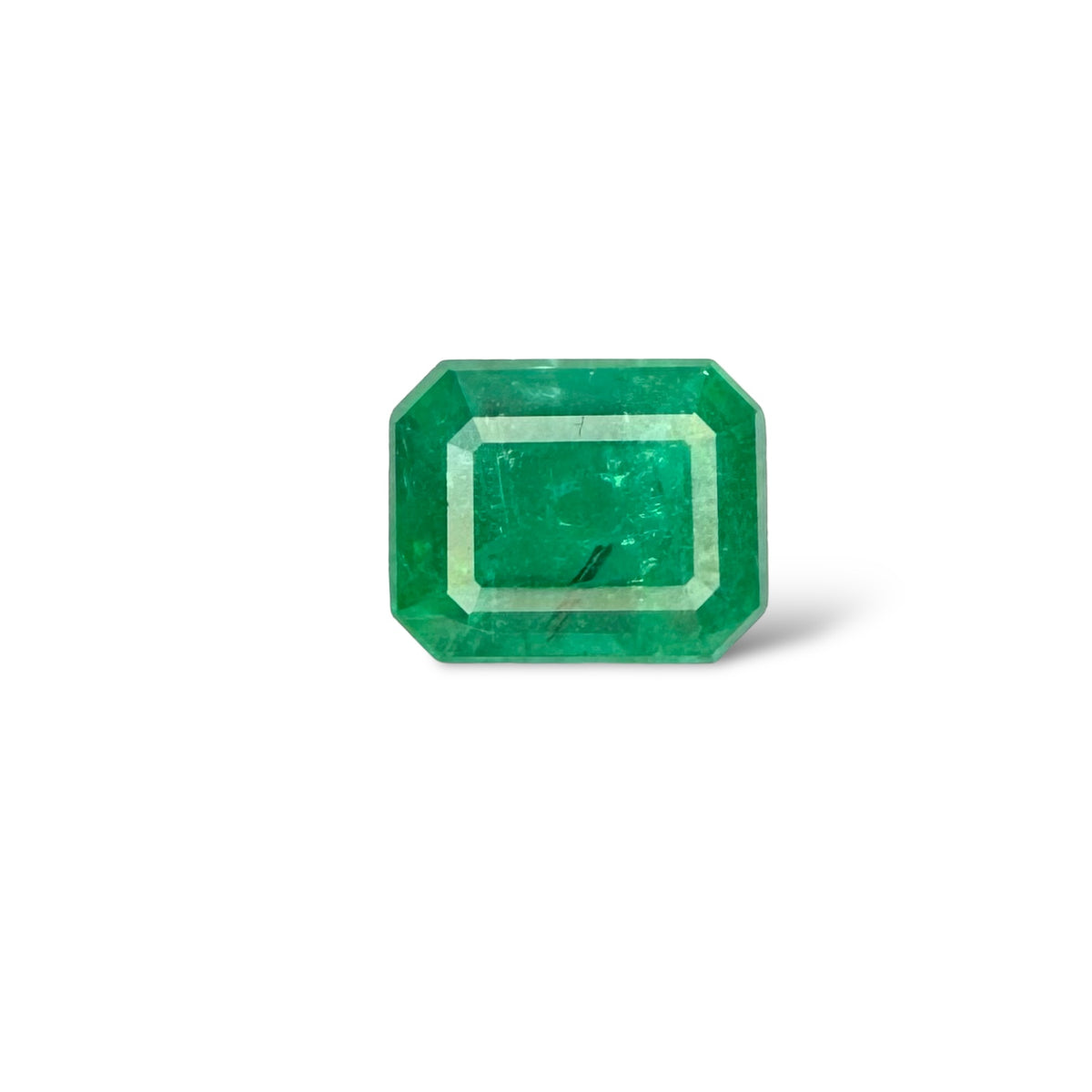 Natural Zambian Emerald Stone  2.63 carat   Emerald Cut 9x7mm