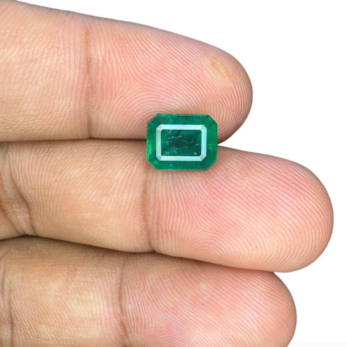Natural Zambian Emerald Stone  2.63 carat   Emerald Cut 9x7mm