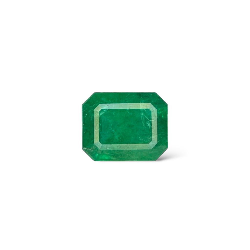Natural Zambian Emerald Stone  2.68 carats Emerald Cut  9.5x7.6mm