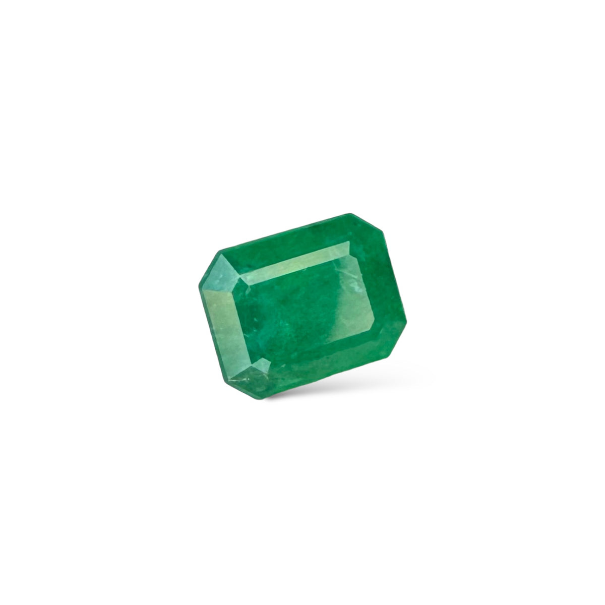 Natural Zambian Emerald Stone  2.68 carats Emerald Cut  9.5x7.6mm