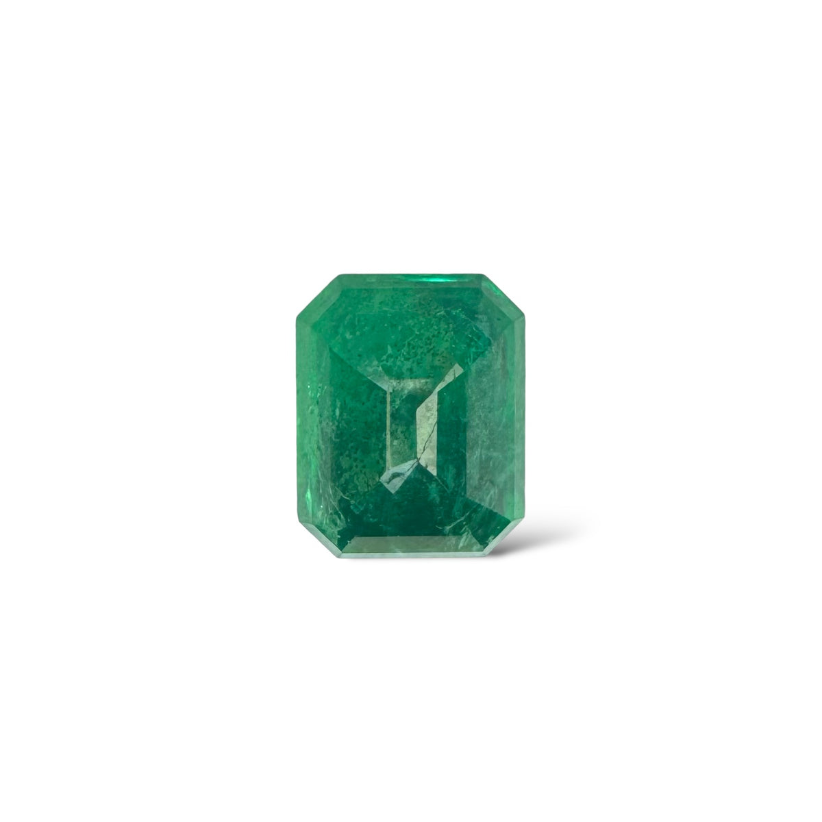 Natural Zambian Emerald Stone  2.68 carats Emerald Cut  9.5x7.6mm