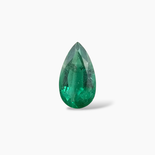 buy Natural Zambian Emerald Stone 2.70 Carats Pear Cut