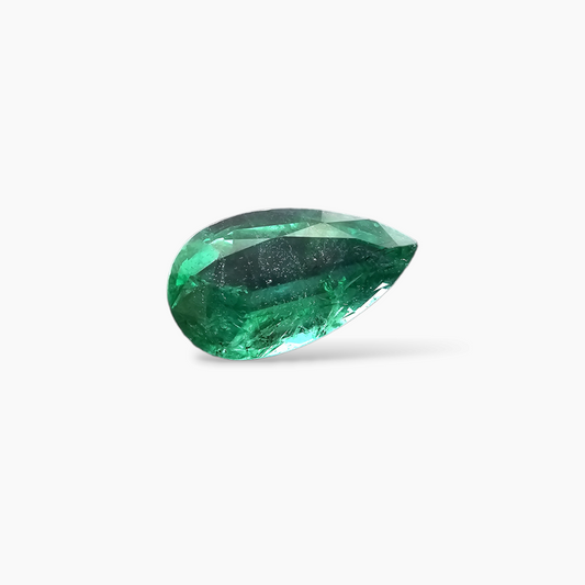 shop Natural Zambian Emerald Stone 2.70 Carats Pear Cut]