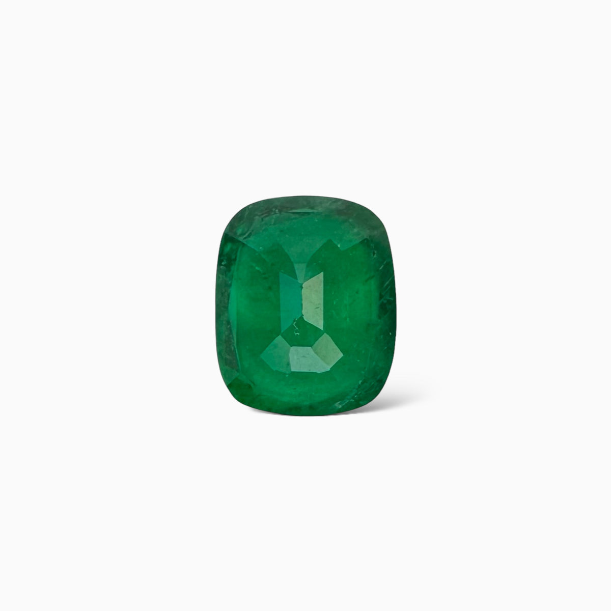 Natural Zambian Emerald Stone 2.72 Carats Cushion Cut 9.5x8mm