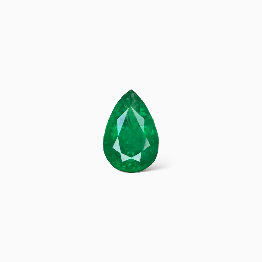 Natural Zambian Emerald Stone 2.74 carat  Pear Cut  11x7.5mm