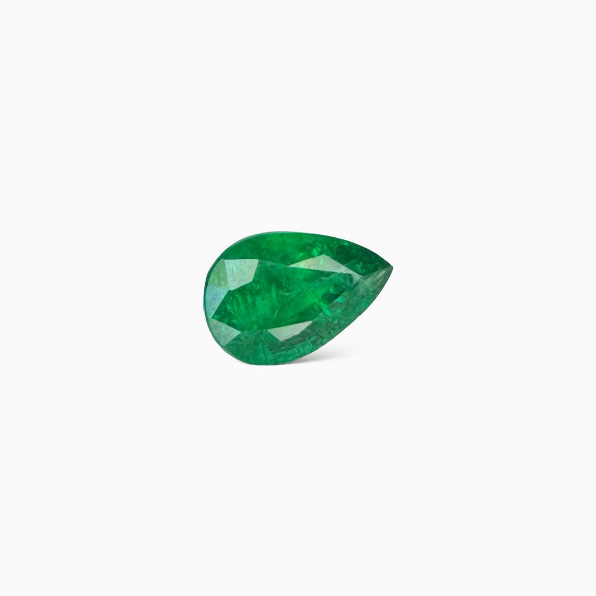 Natural Zambian Emerald Stone 2.74 carat  Pear Cut  11x7.5mm