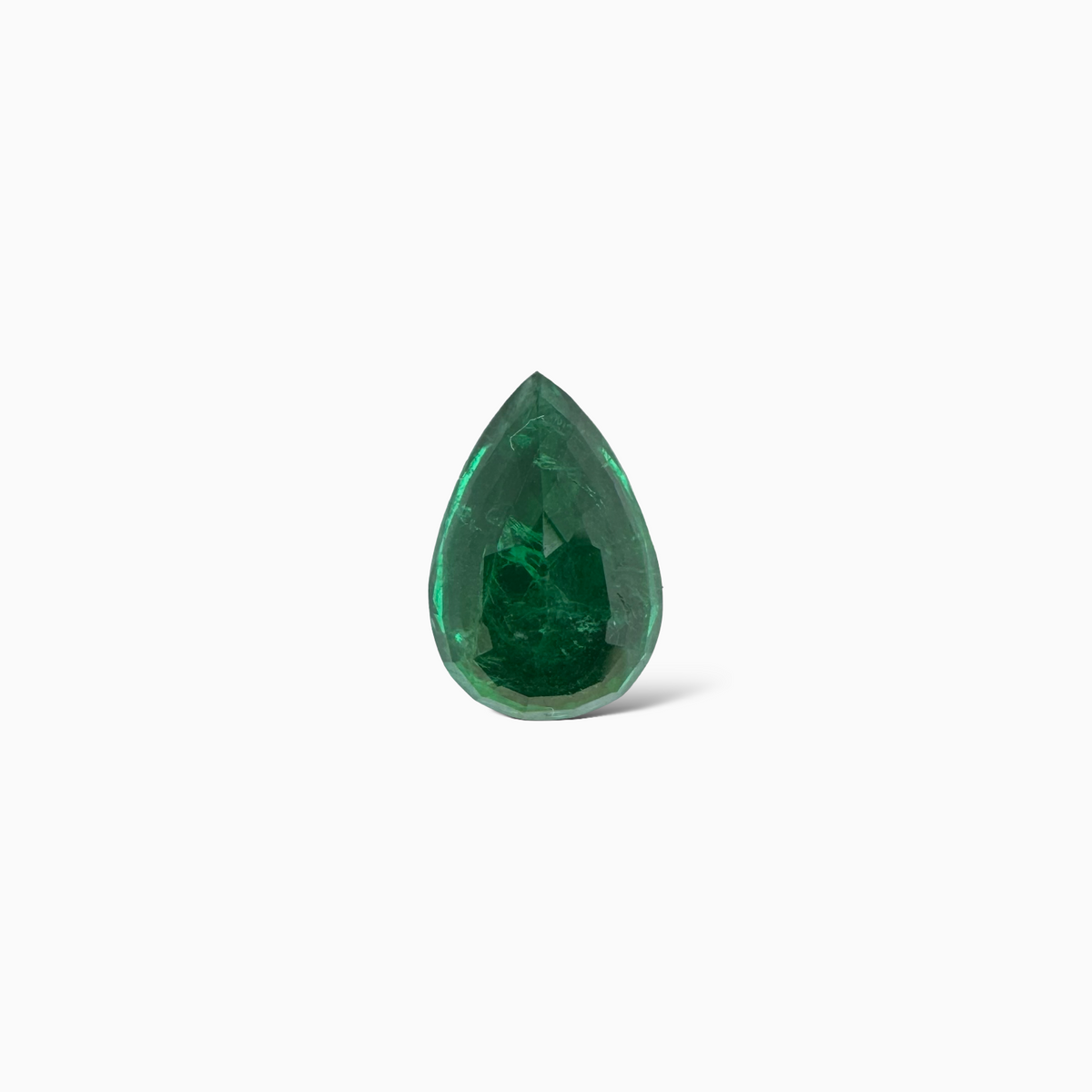 Natural Zambian Emerald Stone 2.74 carat  Pear Cut  11x7.5mm