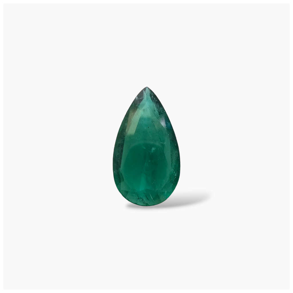 buy Natural Zambian Emerald Stone 2.98 Carats Pear Cut (15x8.6 mm )