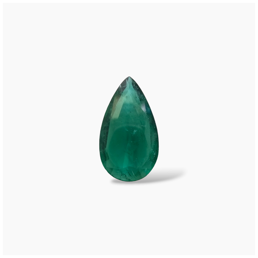 buy Natural Zambian Emerald Stone 2.98 Carats Pear Cut (15x8.6 mm )