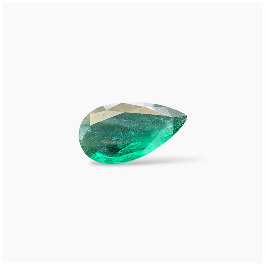 shop Natural Zambian Emerald Stone 2.98 Carats Pear Cut (15x8.6 mm ) 