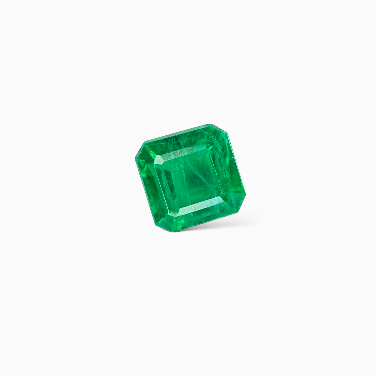 Natural Zambian Emerald Stone  2.98 carat  Emerald Cut 7.5x7.5 mm