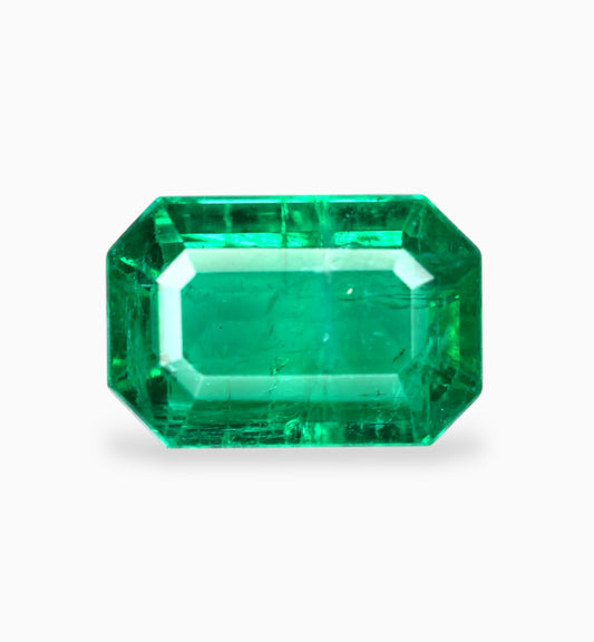 Natural Zambian Emerald Stone 3.04 Carats 10.7x7.2mm