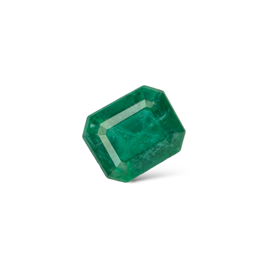 Natural Zambian Emerald Stone  3.21 carat Emerald Cut 9.3x7.7 mm
