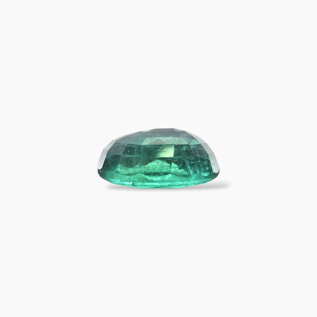 loose Natural Zambian Emerald Stone 3.26 Carats Emerald Cut ( 8x7x10.8 mm )