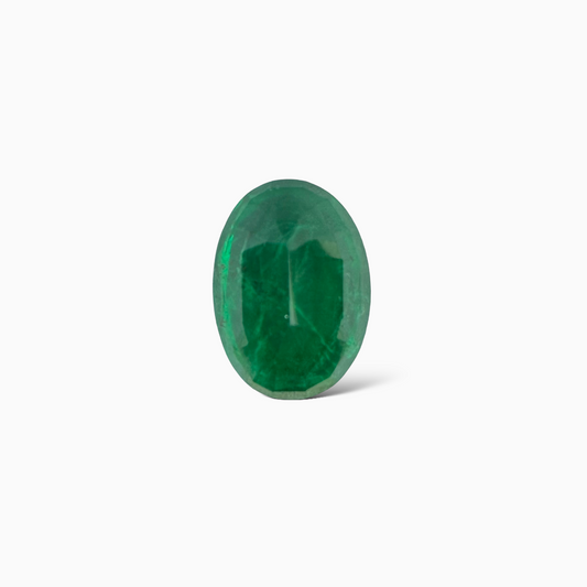 Natural Zambian Emerald Stone 3.39 carat  Oval Cut 11.2x8.2mm