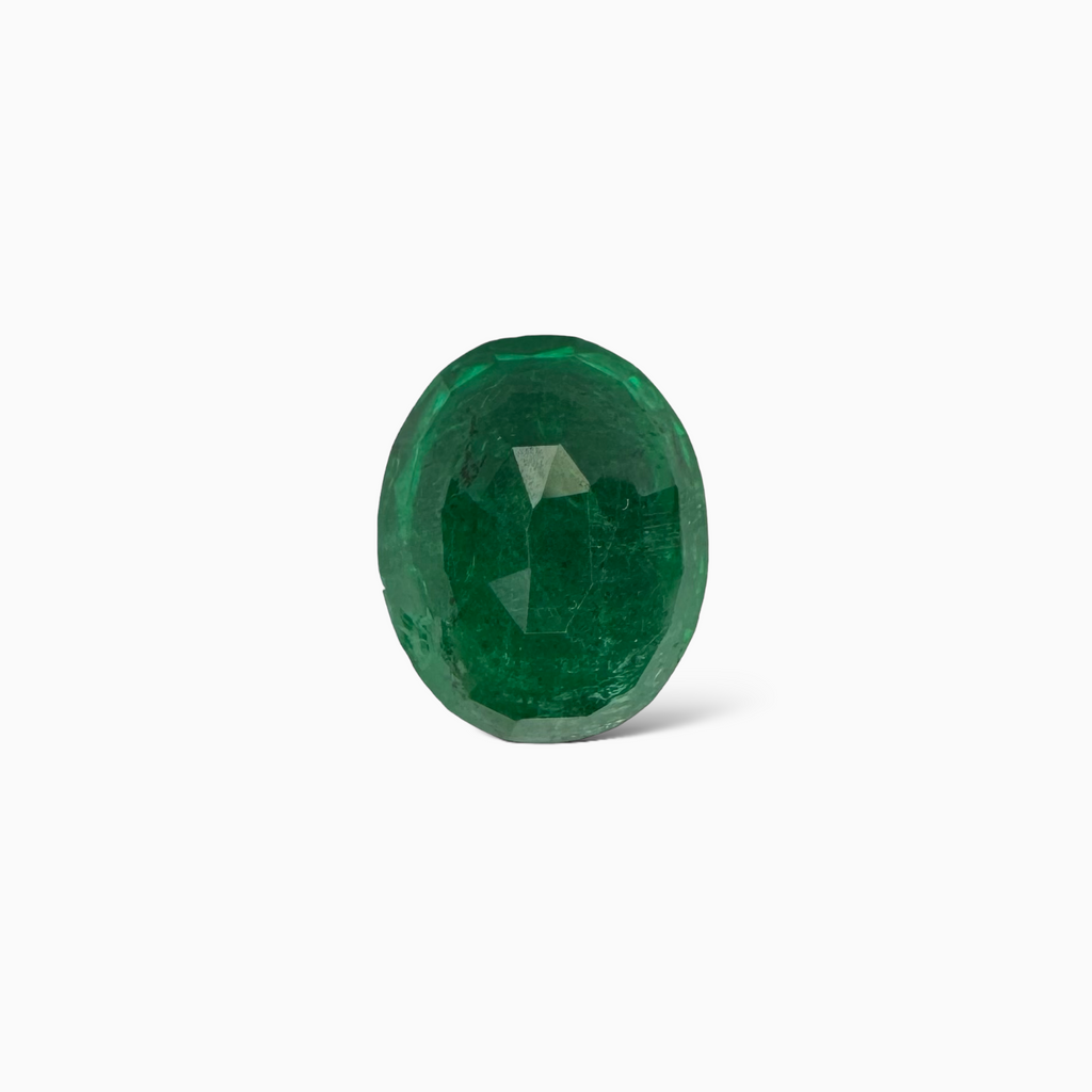 Natural Zambian Emerald Stone 3.43 carat  Oval Cut 10.7x8.6 mm