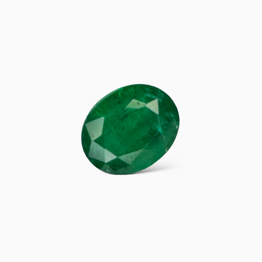 Natural Zambian Emerald Stone 3.43 carat  Oval Cut 10.7x8.6 mm