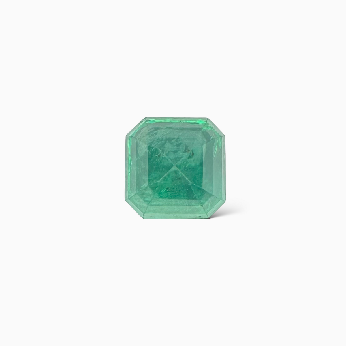 Natural Zambian Emerald Stone 3.56 carat  Emerald Cut 8.5x8.5mm Areef