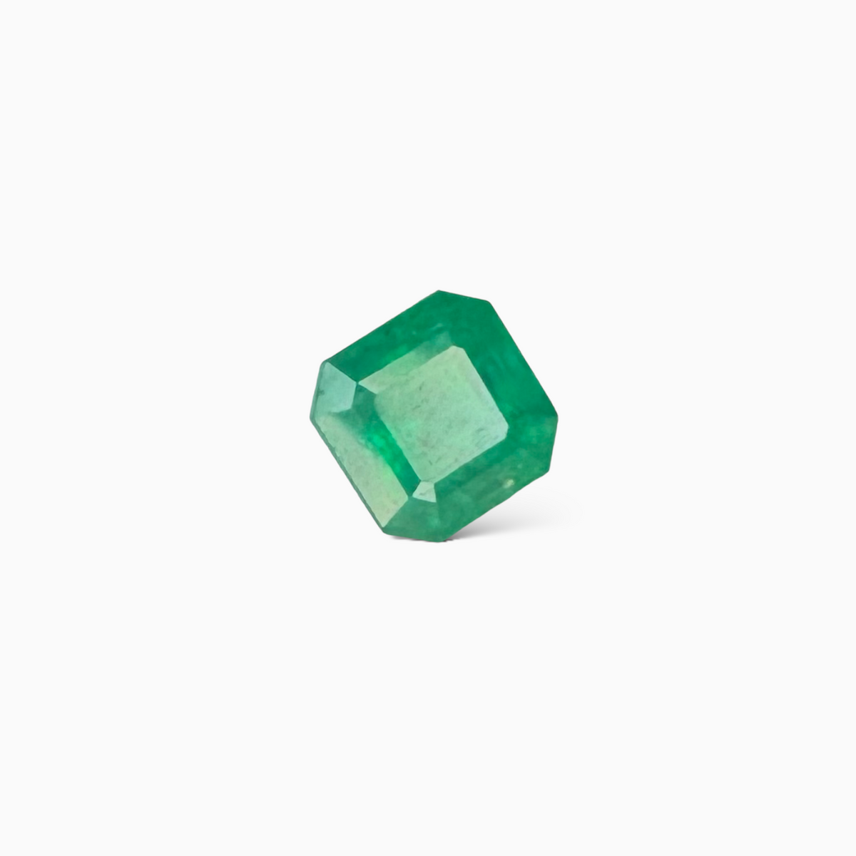 Natural Zambian Emerald Stone 3.56 carat  Emerald Cut 8.5x8.5mm Areef