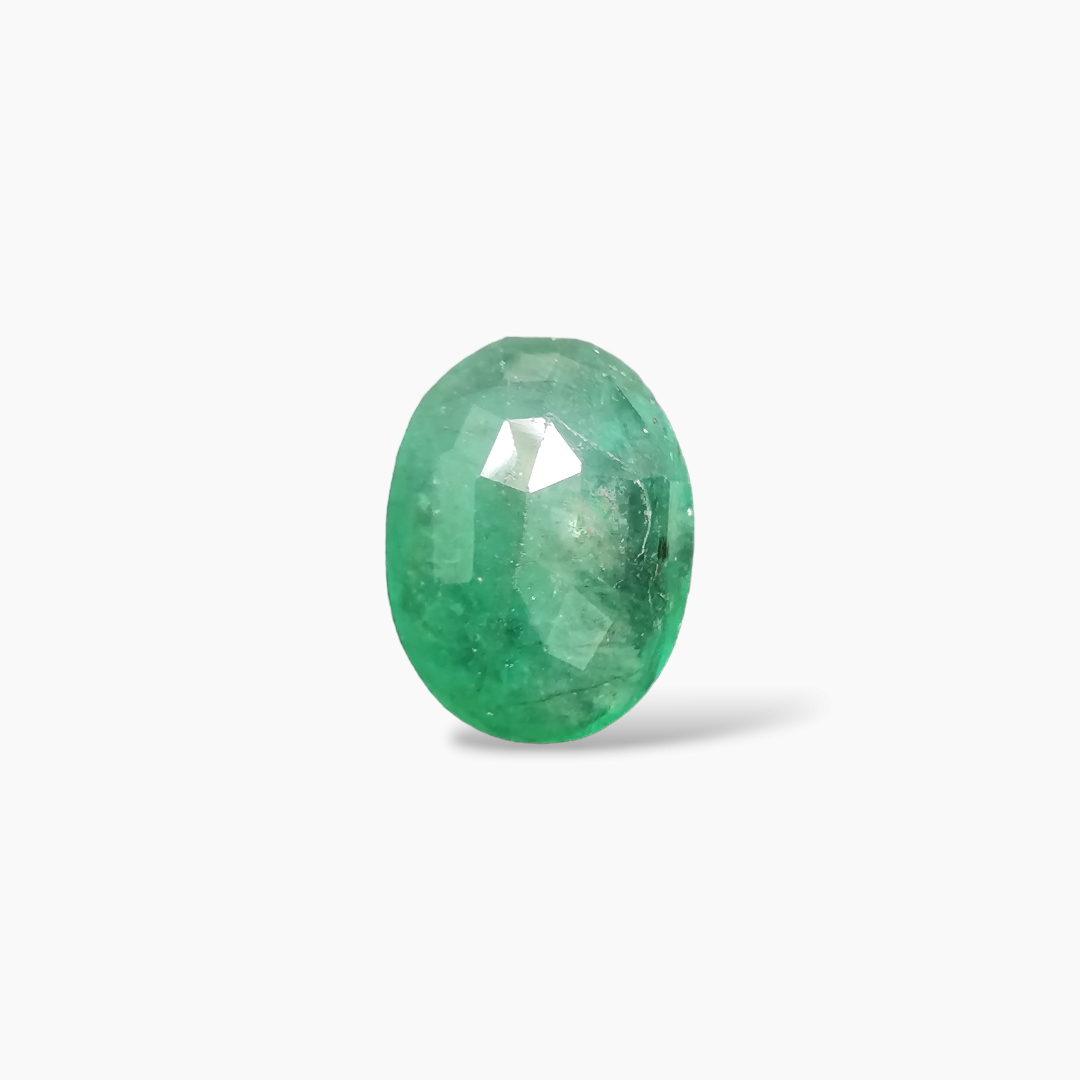 online Natural Zambian Emerald Stone 3.72 Carats Oval Cut (12x9.3 mm)