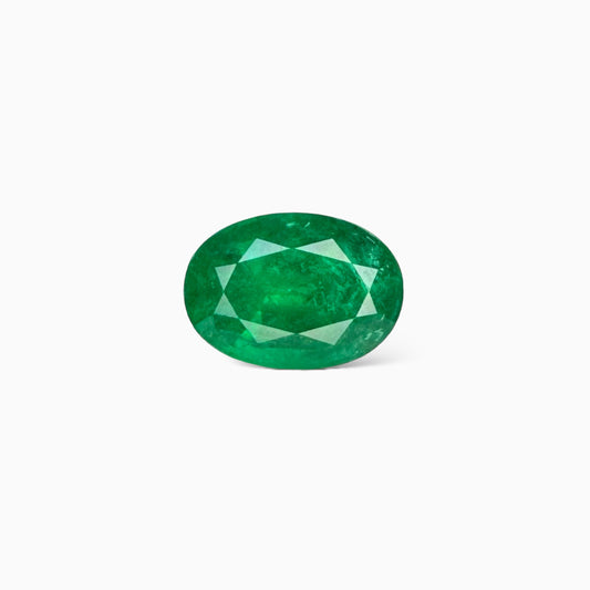 Natural Zambian Emerald Stone 3.72 carats Oval Cut 11.6x8.3mm