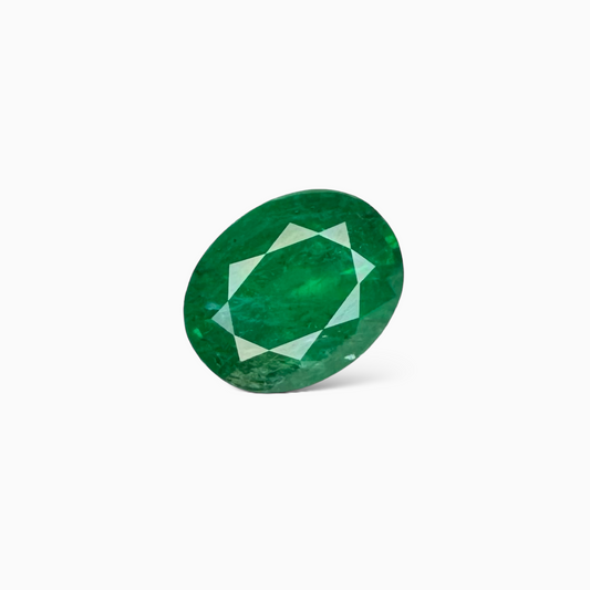 Natural Zambian Emerald Stone 3.73 carat  Oval Cut 11x9mm