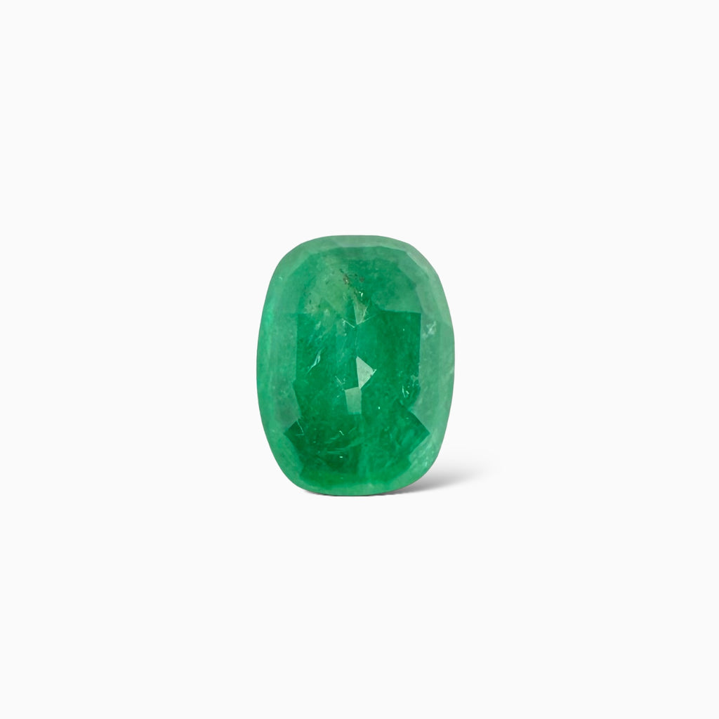 Natural Zambian Emerald Stone 3.8 carats Cushion Cut 11x8mm