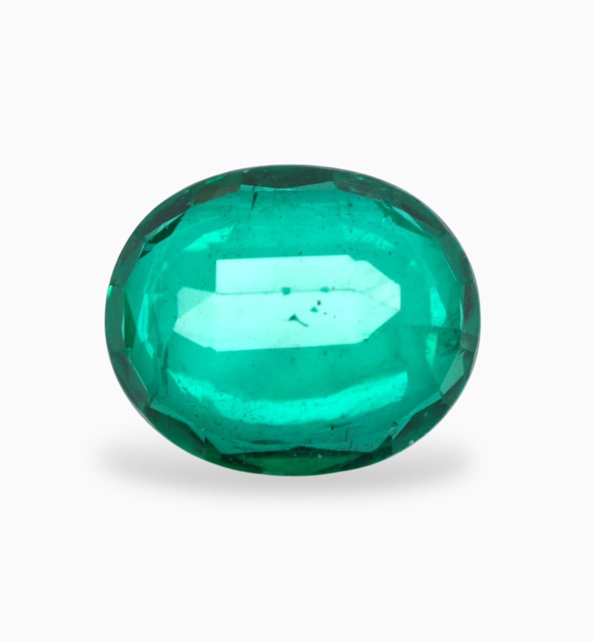 Natural Zambian Emerald Stone 4.07 Carats 12.2x10.1mm