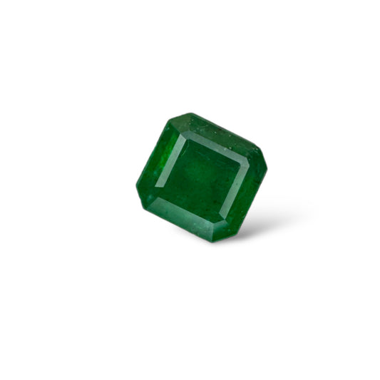 Natural Zambian Emerald Stone 4.08 Carats  Emerald Cut  10x9.5mm