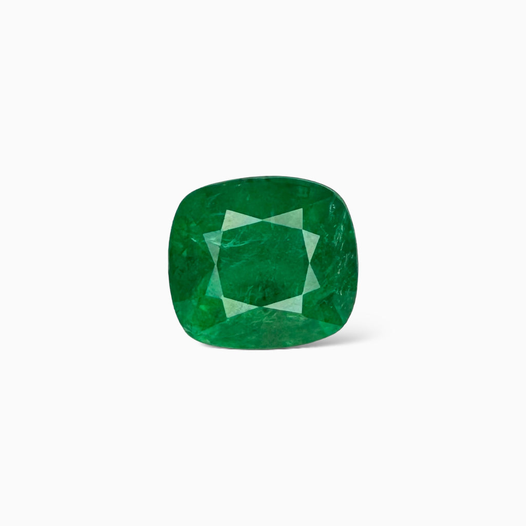 Natural Zambian Emerald Stone 4.15 carat  Cut 10.3x9.3mm