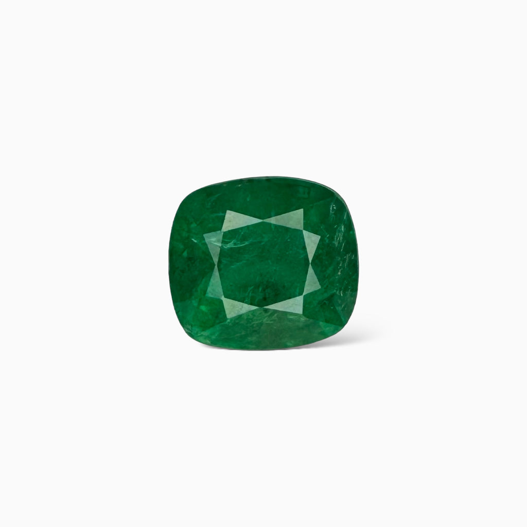 Natural Zambian Emerald Stone 4.15 carat  Cut 10.3x9.3mm